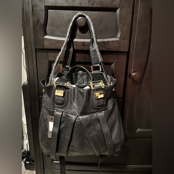 Joelle Hawkins Big black handbag - Picture 5 of 9